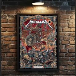 Metallica M72 Athens 2026 Pop-up Shop Poster - Olympic Stadium, Greece - European Tour on May 9 2026