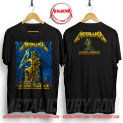 Metallica M72 Athens Greece 2026 At Olympic Stadium On 9 May 2026 Zeus The King Of Gods T-Shirt