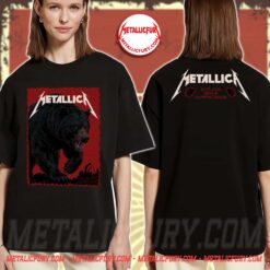 Metallica M72 Berlin 2026 The Bear Double-Sided T-Shirt – May 30, 2026 at Olympiastadion, Germany.