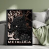 Metallica M72 Berlin 2026 Wolf Poster - May 30, 2026 at Olympiastadion, Germany - Artwork by Collin Estrada