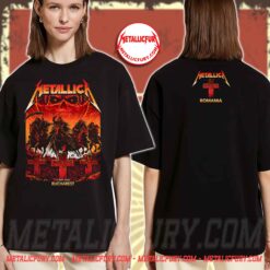 Metallica M72 Bucharest Double-Sided Pop-Up Shop T-Shirt – Arena Nationala, Romania – The Four Horsemen