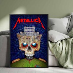 Metallica M72 Bucharest Poster at Arena Națională, Romania by Matei Apostolescu