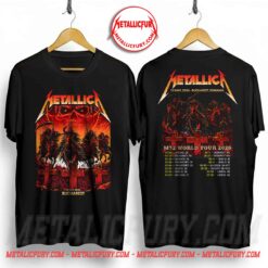 Metallica M72 Bucharest Romania 2026 The Four Horsemen Double-Sided Pop-Up Shop T-Shirt