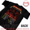 Metallica M72 Bucharest Romania 2026 The Four Horsemen Double-Sided Pop-Up Shop T-Shirt