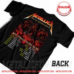 Metallica M72 Bucharest Romania 2026 The Four Horsemen Double-Sided Pop-Up Shop T-Shirt