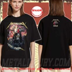 Metallica M72 Chorzów 2026 Pop-Up Shop T-Shirt – The Death Winged Hussars Design at Stadion Śląski, Poland (May 19, 2026)