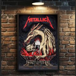 Metallica M72 Chorzów 2026 Poster May 19 2026 at Stadion Slaski, Poland Smok Wawelski Wawel Dragon