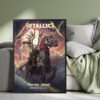 Metallica M72 Chorzów Poland Pop-Up Shop Poster at Stadion Śląski – Artwork by Jakub Jagado