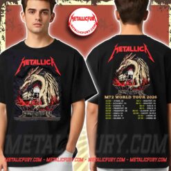 Metallica M72 Chorzów Smok Wawelski Two-Sided Concert T-Shirt – Stadion Śląski, Poland – May 19, 2026
