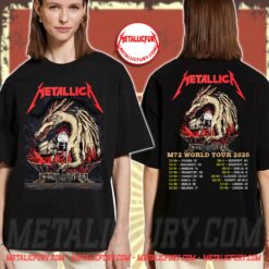 Metallica M72 Chorzów Smok Wawelski Two-Sided Concert T-Shirt – Stadion Śląski, Poland – May 19, 2026