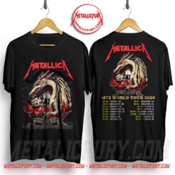 Metallica M72 Chorzów Smok Wawelski Two-Sided Concert T-Shirt – Stadion Śląski, Poland – May 19, 2026