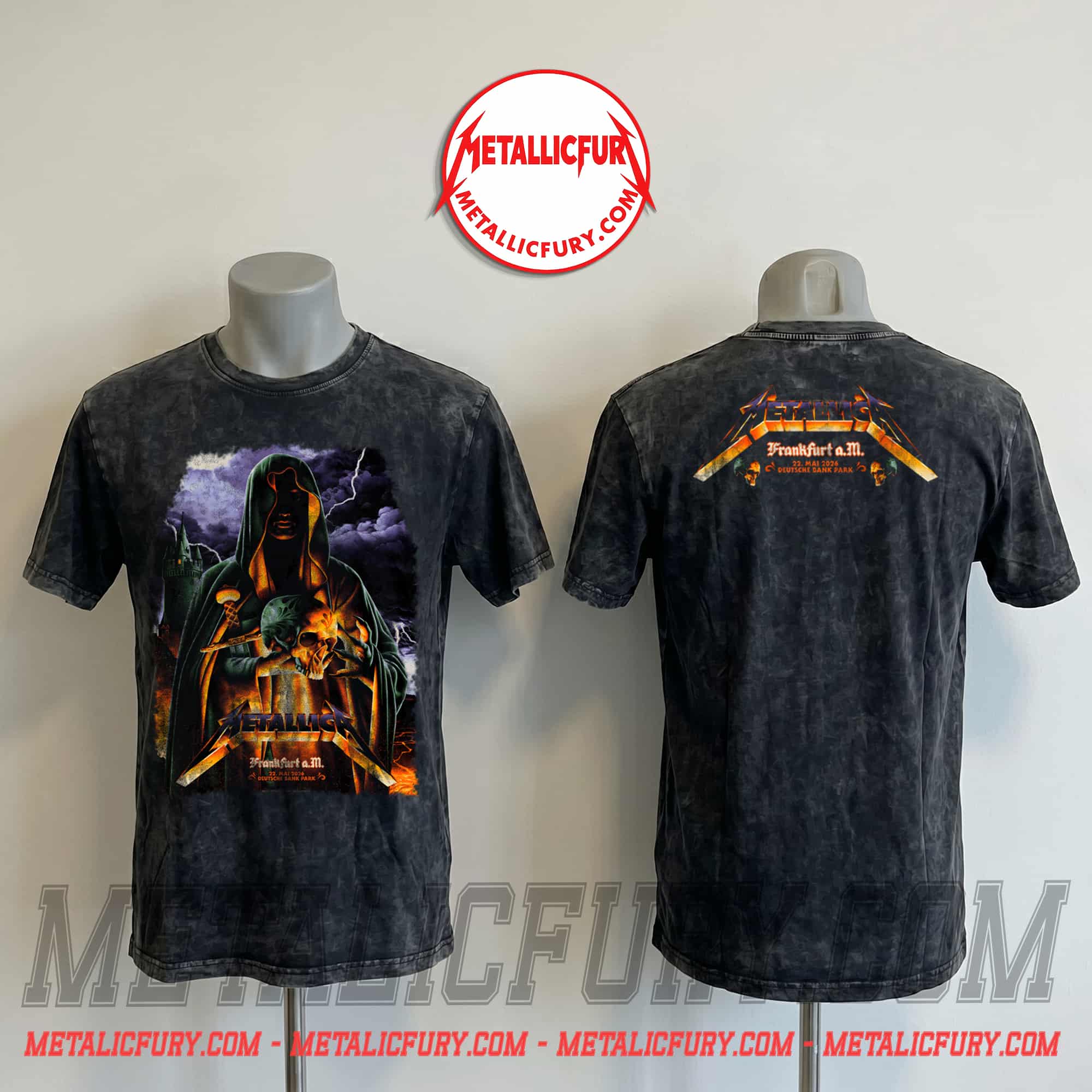 Metallica M72 Frankfurt Germany 2026 Night 1 Deutsche Bank Park On 22 May 2026 The Sorcerer T-Shirt