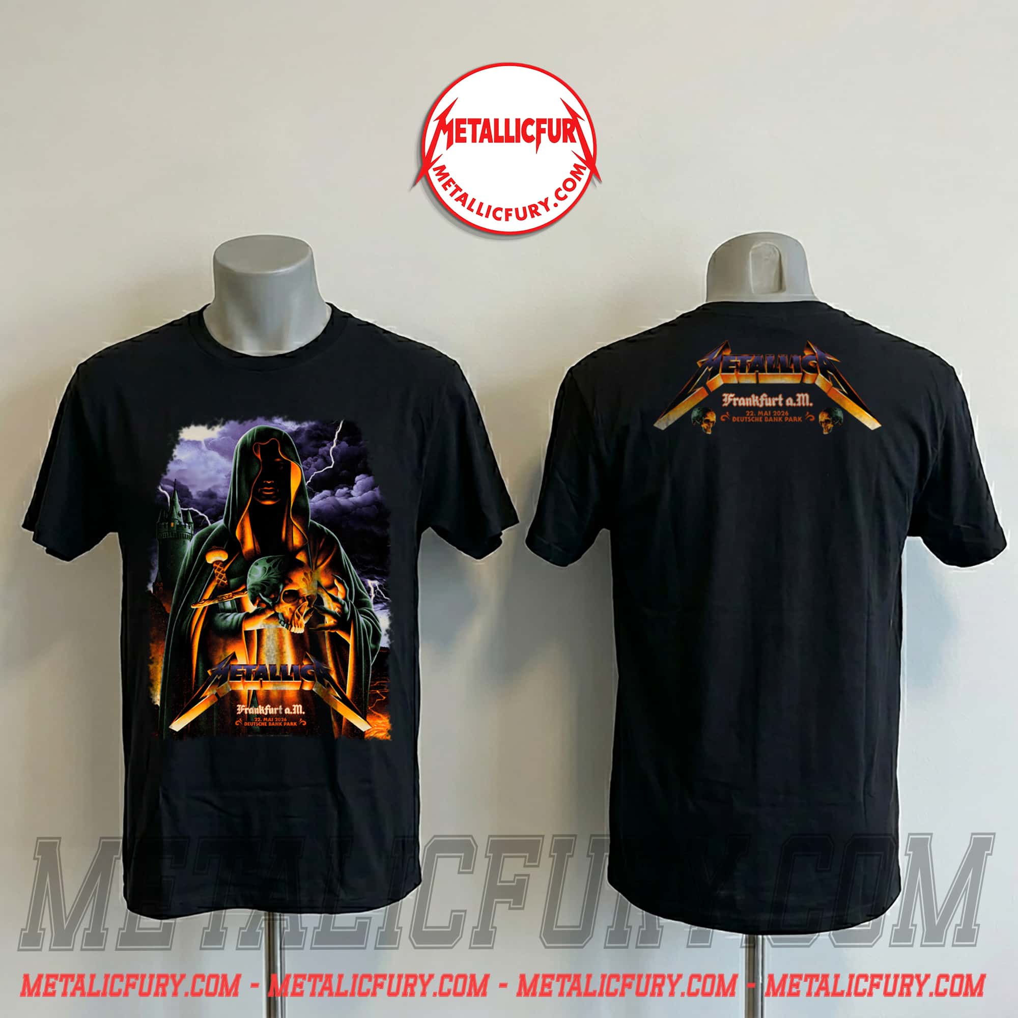 Metallica M72 Frankfurt Germany 2026 Night 1 Deutsche Bank Park On 22 May 2026 The Sorcerer T-Shirt