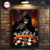 Metallica M72 Frankfurt Night 1 Pop-Up Shop Poster - May 22, 2026 in Germany - Grim Reaper playing chess