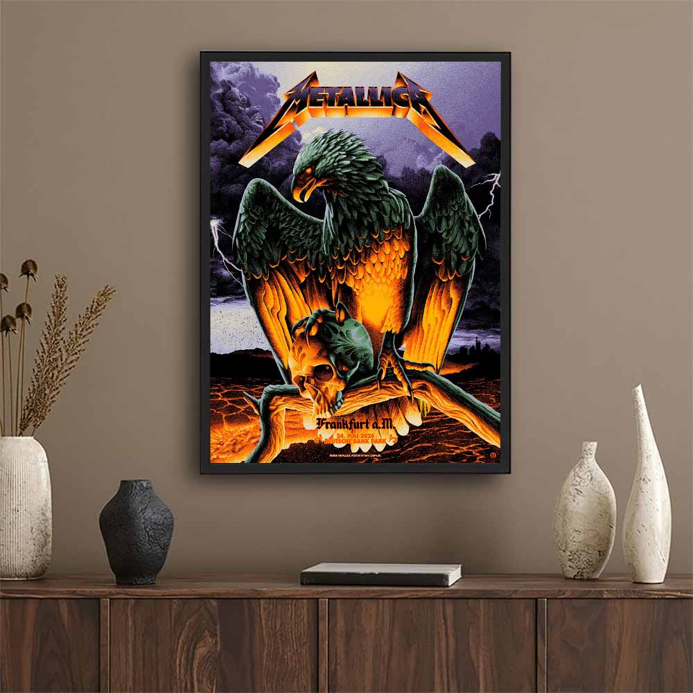 Metallica M72 Frankfurt Night 2 Poster – The Eagle – Deutsche Bank Park Germany May 24, 2026