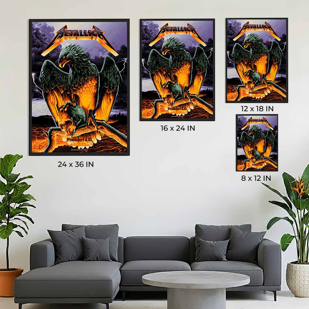 Metallica M72 Frankfurt Night 2 Poster – The Eagle – Deutsche Bank Park Germany May 24, 2026