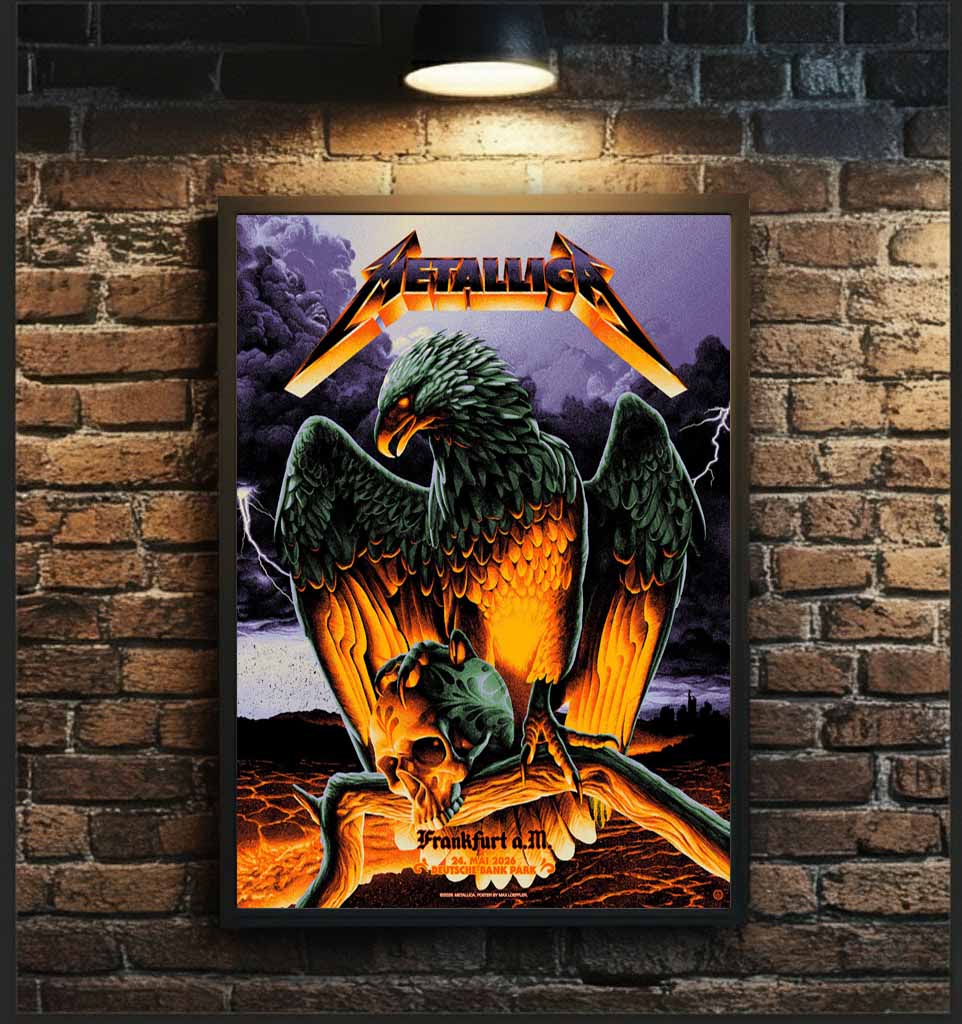 Metallica M72 Frankfurt Night 2 Poster – The Eagle – Deutsche Bank Park Germany May 24, 2026