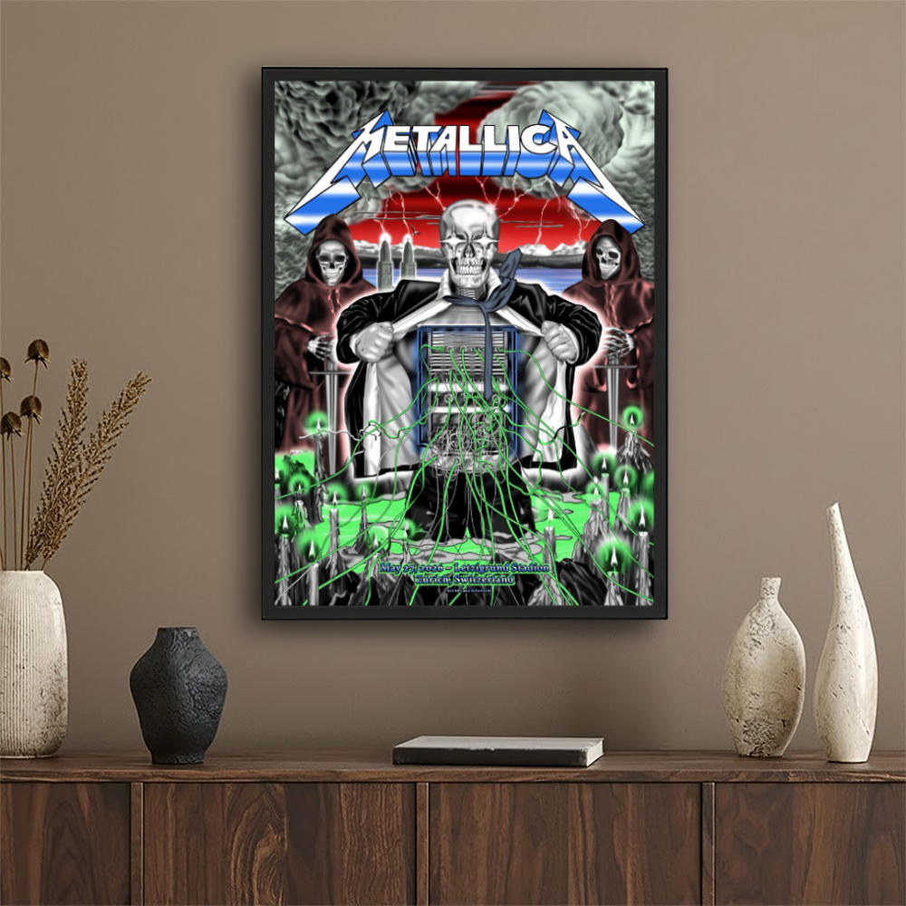 Metallica M72 Zürich Switzerland Poster - May 27, 2026 at Stadion Letzigrund