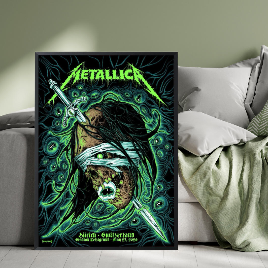 Metallica M72 Zürich Switzerland The Eye-Eater Poster – Stadion Letzigrund, May 27 2026