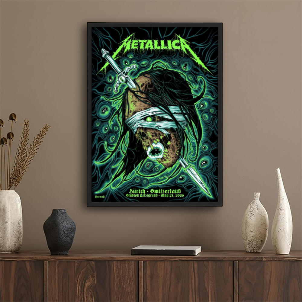 Metallica M72 Zürich Switzerland The Eye-Eater Poster – Stadion Letzigrund, May 27 2026