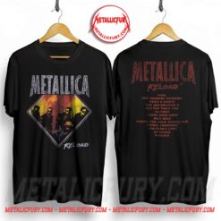Metallica ReLoad Vintage Tracklist Double Sided T-Shirt