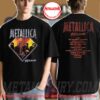 Metallica ReLoad Vintage Tracklist Double Sided T-Shirt