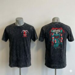 Metallica Red Cross Blood Drive M72 World Tour Europe Blood Ktulu Two Sided T-Shirt