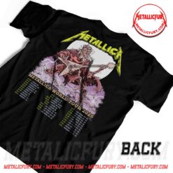 Metallica Budapest 2026 Double-Sided T-Shirt - Night 1, June 11 in Hungary - World Tour Backprint