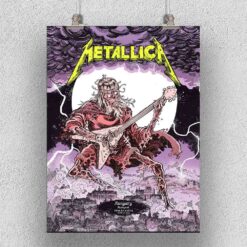 Metallica Budapest 2026 Poster Night 1 - Puskás Aréna Hungary (June 11) - Concert Merch