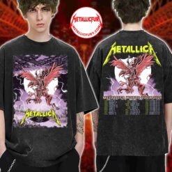 Metallica Budapest 2026 Turul Bird Double-Sided T-Shirt – June 13 at Puskás Aréna, Hungary