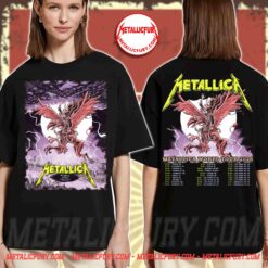 Metallica Budapest 2026 Turul Bird Double-Sided T-Shirt – June 13 at Puskás Aréna, Hungary