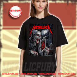 Metallica Glasgow Scotland Vampire Skeleton T-Shirt – M72 World Tour, June 25, 2026