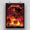 Metallica M72 Bologna Italy 2026 Poster - The Demon of La Rossa, June 03 at Stadio Renato Dall'Ara