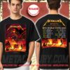 Metallica M72 Bologna The Demons Double-Sided T-Shirt – Setlist Back Print Stadio Renato Dall’Ara