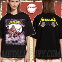Metallica M72 Budapest 2026 Double Sided T-Shirt - June 11 Puskás Aréna, Hungary
