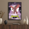 Metallica M72 Budapest 2026 Poster – Night 2, June 13 at Puskás Aréna Hungary – Artwork by Mark Laszlo