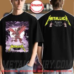 Metallica M72 Budapest Night 2 Double-Sided Merch T-Shirt