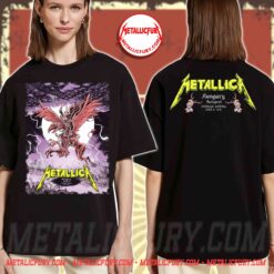 Metallica M72 Budapest Night 2 Double-Sided Merch T-Shirt