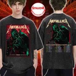 Metallica M72 Budapest Pop-Up Shop Double-Sided T-Shirt – Setlist Back Print