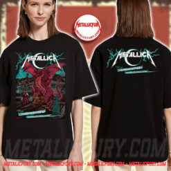 Metallica M72 Cardiff Wales 2026 Merch Tee At Principality Stadium On 28 June 2026 Two Sided T-Shirt
