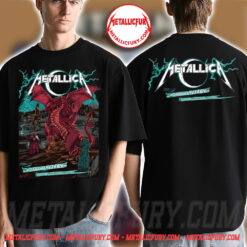 Metallica M72 Cardiff Wales 2026 Merch Tee At Principality Stadium On 28 June 2026 Two Sided T-Shirt