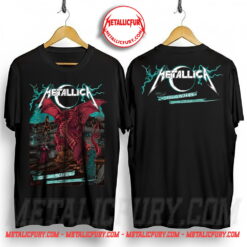 Metallica M72 Cardiff Wales 2026 Merch Tee At Principality Stadium On 28 June 2026 Two Sided T-Shirt