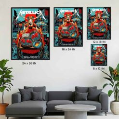 Metallica M72 Dublin 2026 Molly Malone Poster - Night 2, June 21 at Aviva Stadium