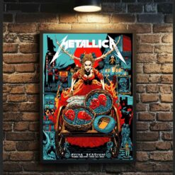 Metallica M72 Dublin 2026 Molly Malone Poster - Night 2, June 21 at Aviva Stadium