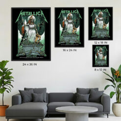 Metallica M72 Dublin 2026 Goddess Hibernia Pop-up Shop Poster