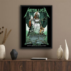 Metallica M72 Dublin 2026 Goddess Hibernia Pop-up Shop Poster