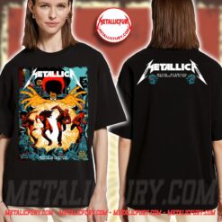 Metallica M72 Dublin Ireland 2026 Night 1 Venue Poster At Aviva Stadium On June 19 2026 T-Shirt