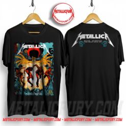 Metallica M72 Dublin Ireland 2026 Night 1 Venue Poster At Aviva Stadium On June 19 2026 T-Shirt