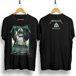Metallica M72 Dublin Ireland 2026 Pop Up Shop Merch Tee At Aviva Stadium On June 19 And 21 2026 Skeleton Hibernia Two Sided T-Shirt