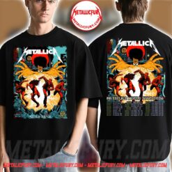Metallica M72 Dublin Ireland Night 1 Double-Sided T-Shirt - June 19 at Aviva Stadium - Setlist Back Print